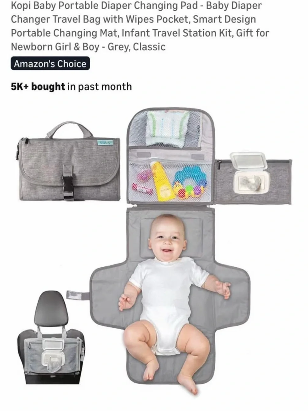 Portable Diaper Changing Pad